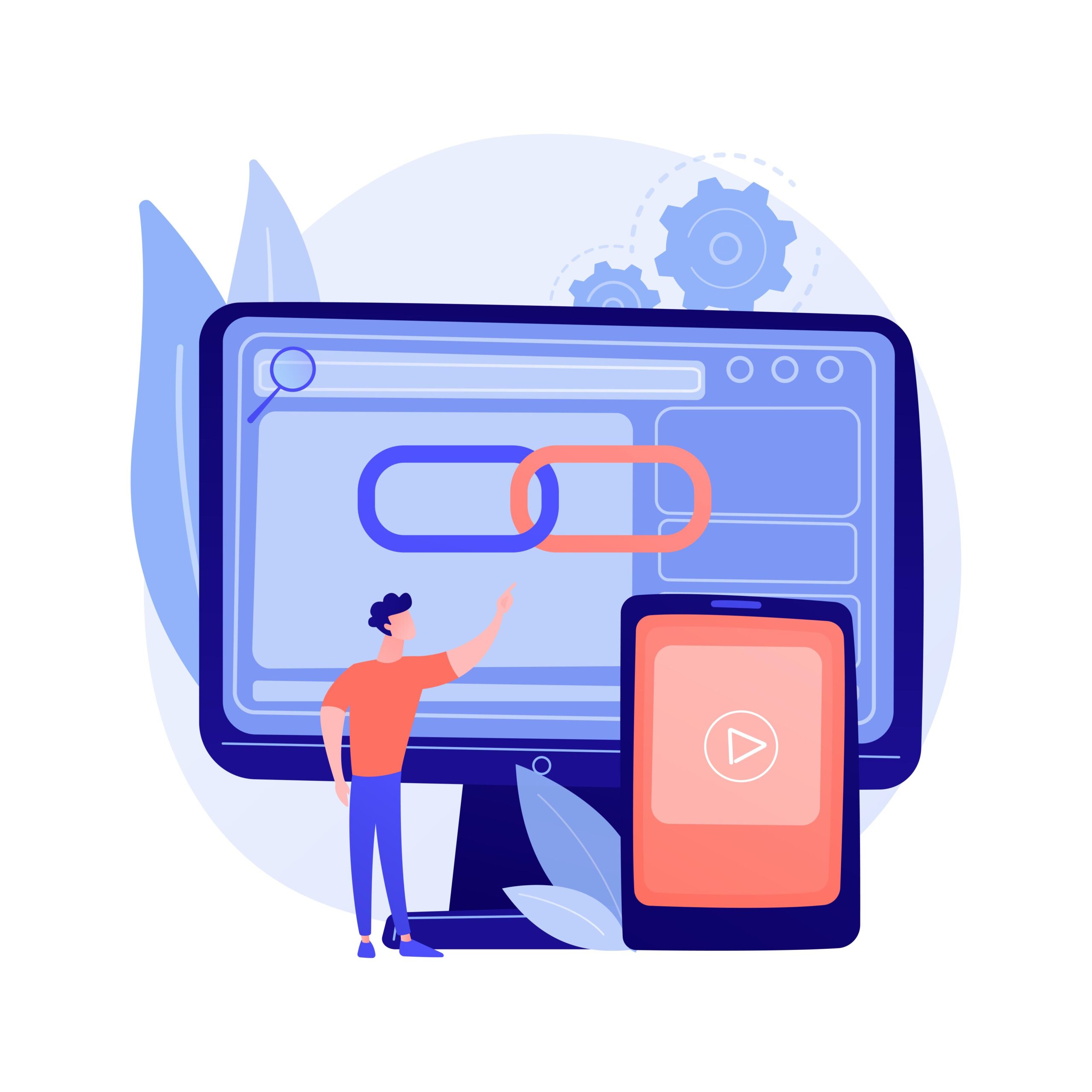 Optimisation du Référencement Naturel : Les Meilleures Pratiques de SEO pour Améliorer votre Search Engine Optimization 5 Un ordinateur portable montrant la connexion des liens