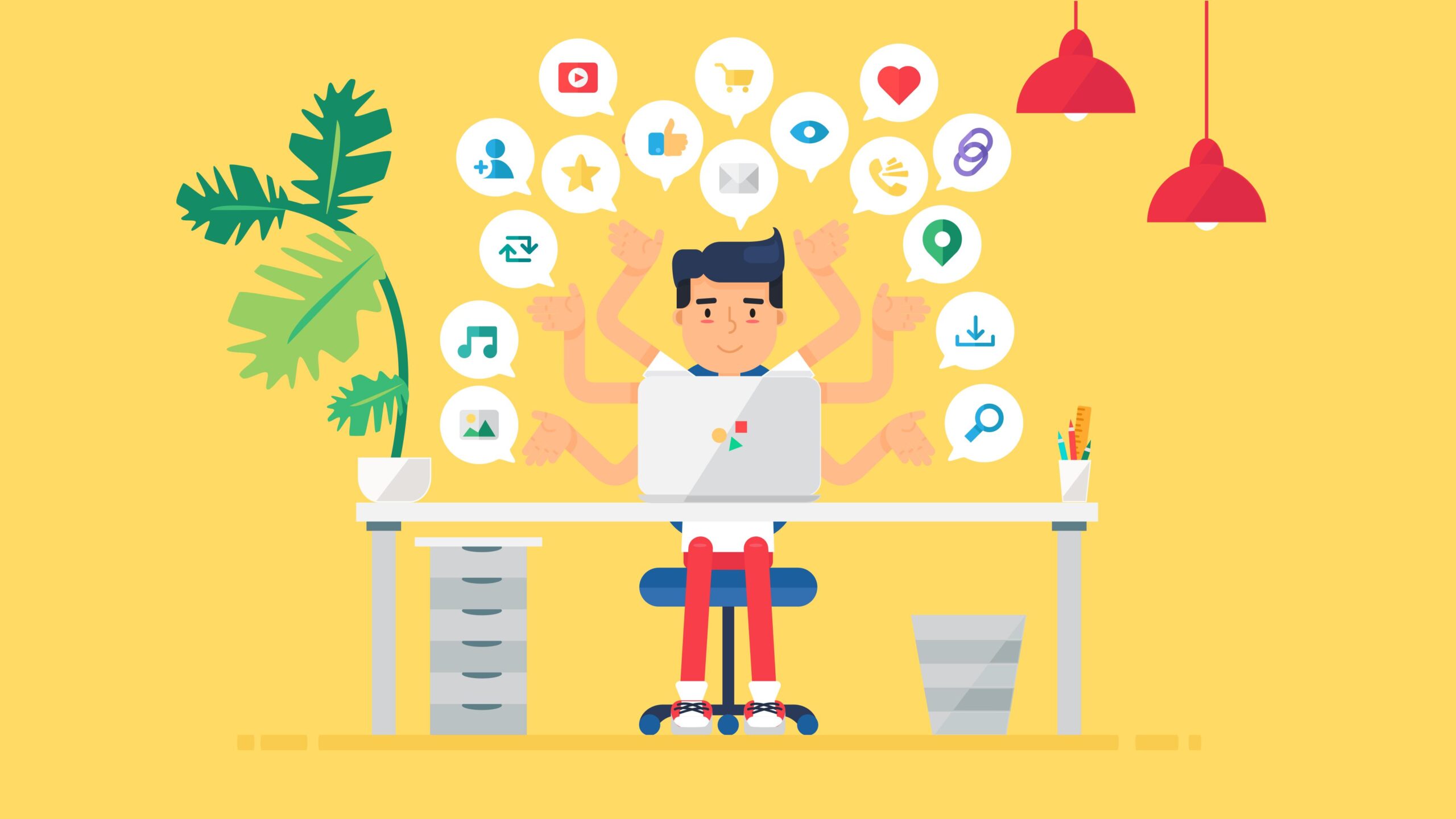 Espace de travail - Agence marketing digital