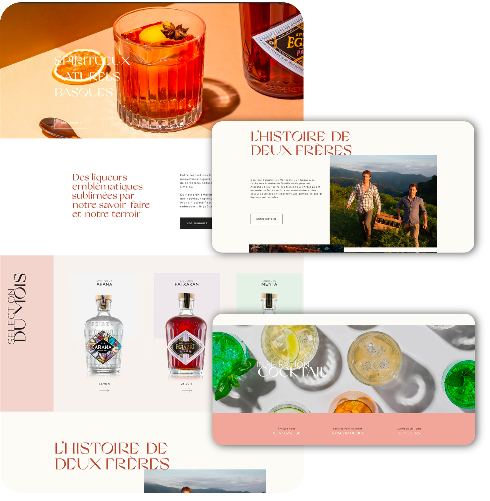 Stylish and immersive website design featuring premium spirits, elegant typography, and a refined layout. This visually stunning interface highlights the craftsmanship of a Website Development Company in Abu Dhabi, showcasing seamless navigation, high-quality visuals, and an engaging user experience tailored for luxury brands.